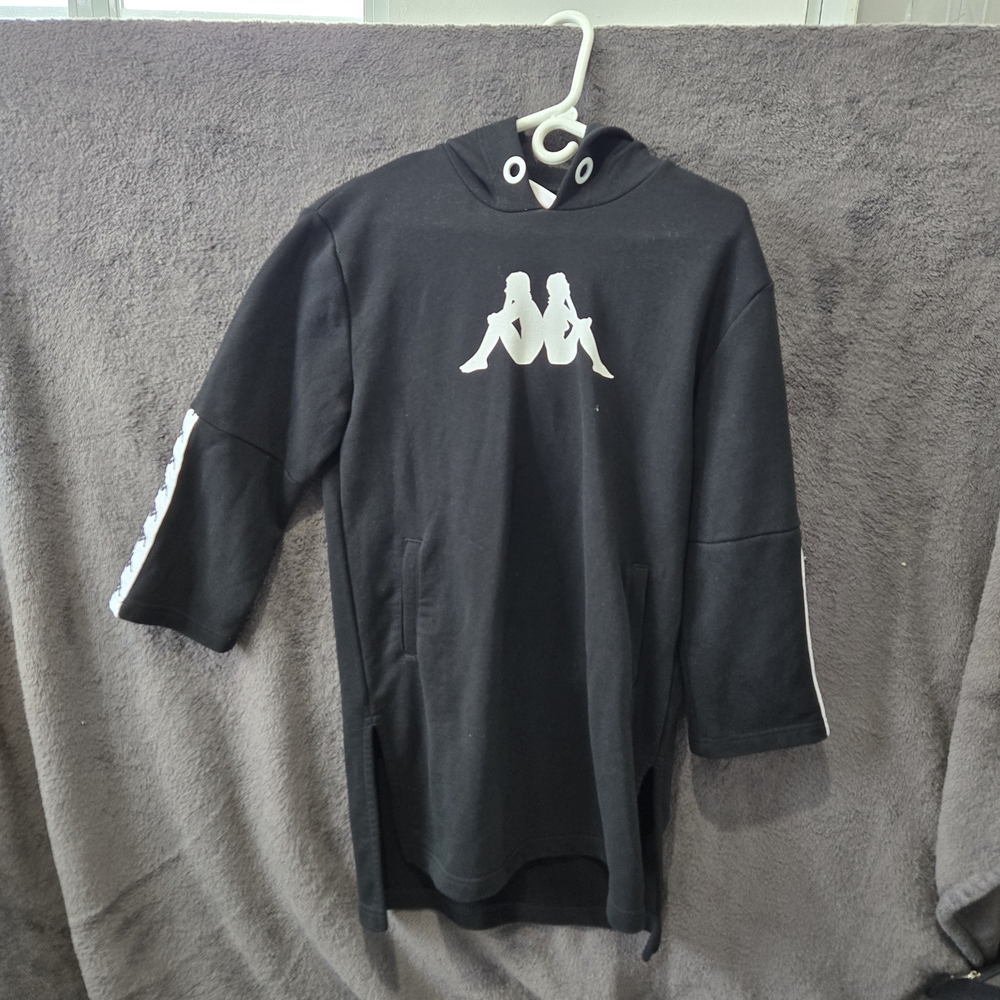 Kappa Kids Black Hoodie Top